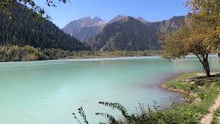 ISSYK. Mountain lake in Kazakhstan.