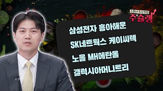 [주슐랭] 실시간 종목 진단 노을 삼성전자 SK네트웍스 케이씨텍 흥아해운 갤럭시아머니트리 MH에탄올