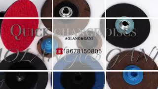 Quick change discs/buttons/coated abrasives—ZIBO AOLANG TRADING CO.,LTD