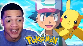 NON POKEMON FAN REACTS TO ALL POKEMON OPENINGS 1-25!!