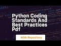 python coding standards and best practices pdf