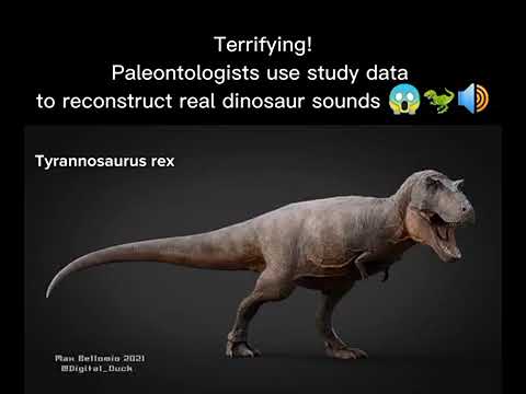 Paleontologists Use Data From Studies To Reconstruct Real Dinosaur ...