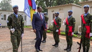 Visite du lieutenant-général Paul Mella, de Tanzanie