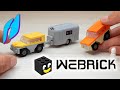 How to Build the Airstream Travel Trailer with Tow Vehicle #buildingblocks #howto #toys #webrick