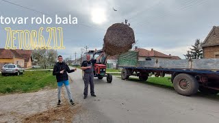 Zetor6211 istovar rolo bala kod komsije