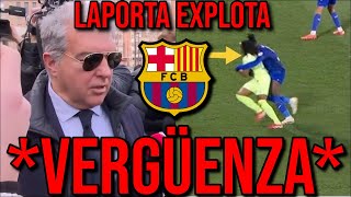 🚨 *ÚLTIMA HORA* LAPORTA EXPLOTA POR ARBITRAJES AL BARÇA: \