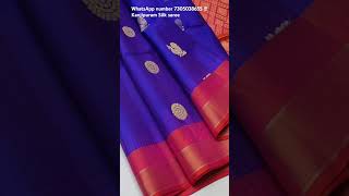 Kanjipuram Silk saree Premium handloom silk 7305038655 #kanchipuram #handloom #premium #silk #saree