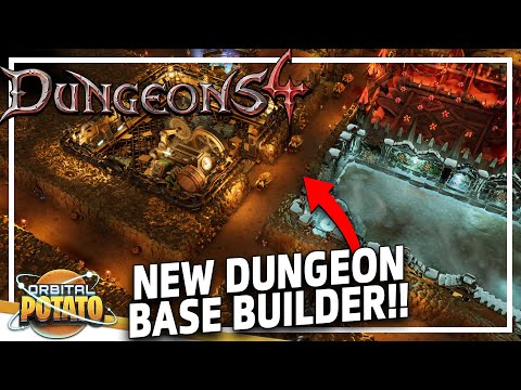 NEW Underground Base Builder!! – Dungeons 4 – Management Tactical Strategy Game