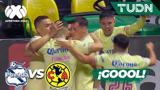 ¡LA PRIMERA QUE TOCA! Brian anota | Puebla 1-5 América | Liga Mx AP2022 - Cuartos IDA | TUDN