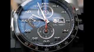 RESTORING TAG Heuer Watch Carrera Chronograph Calibre 1887 D CAR2A10.FC6235 Watch