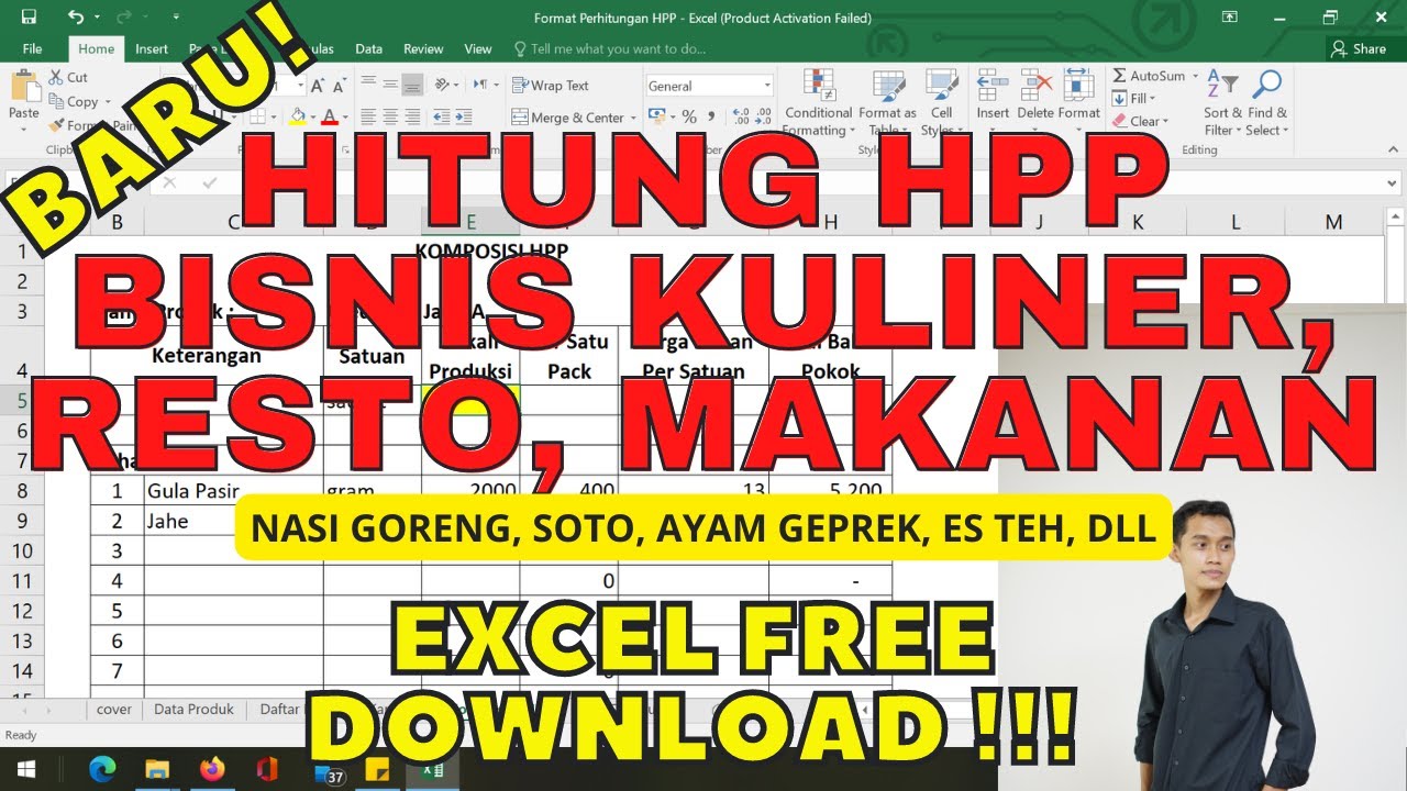 MUDAH! Cara Hitung HPP Bisnis Makanan/Kuliner Dan Menentukan Harga Jual ...