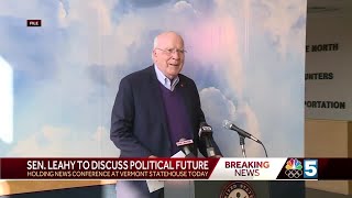 Sen. Leahy to announce political future Monday