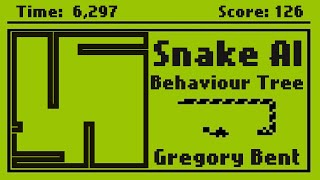 🐍🤖 Snake AI • Behaviour Tree (Gregory Bent)