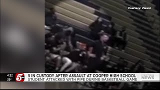 5 in custody after Fridley student-athlete attacked with pipe during basketball game