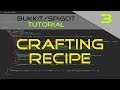 Minecraft Bukkit/Spigot Plugin Tutorial #3: Crafting recipe + DISCORD!