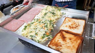 햄치즈 토스트 / ham cheese toast / korean street food