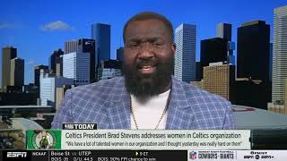 Kendrick Perkins Agrees with Stephen A, Malika Andrews Takes him off Air! NBA Today ESPN