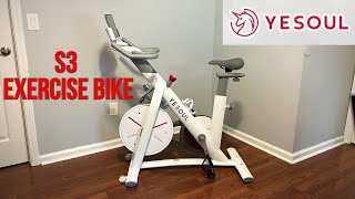 Yesoul S3 Exercise Bike - Assembly, Test Ride and Review