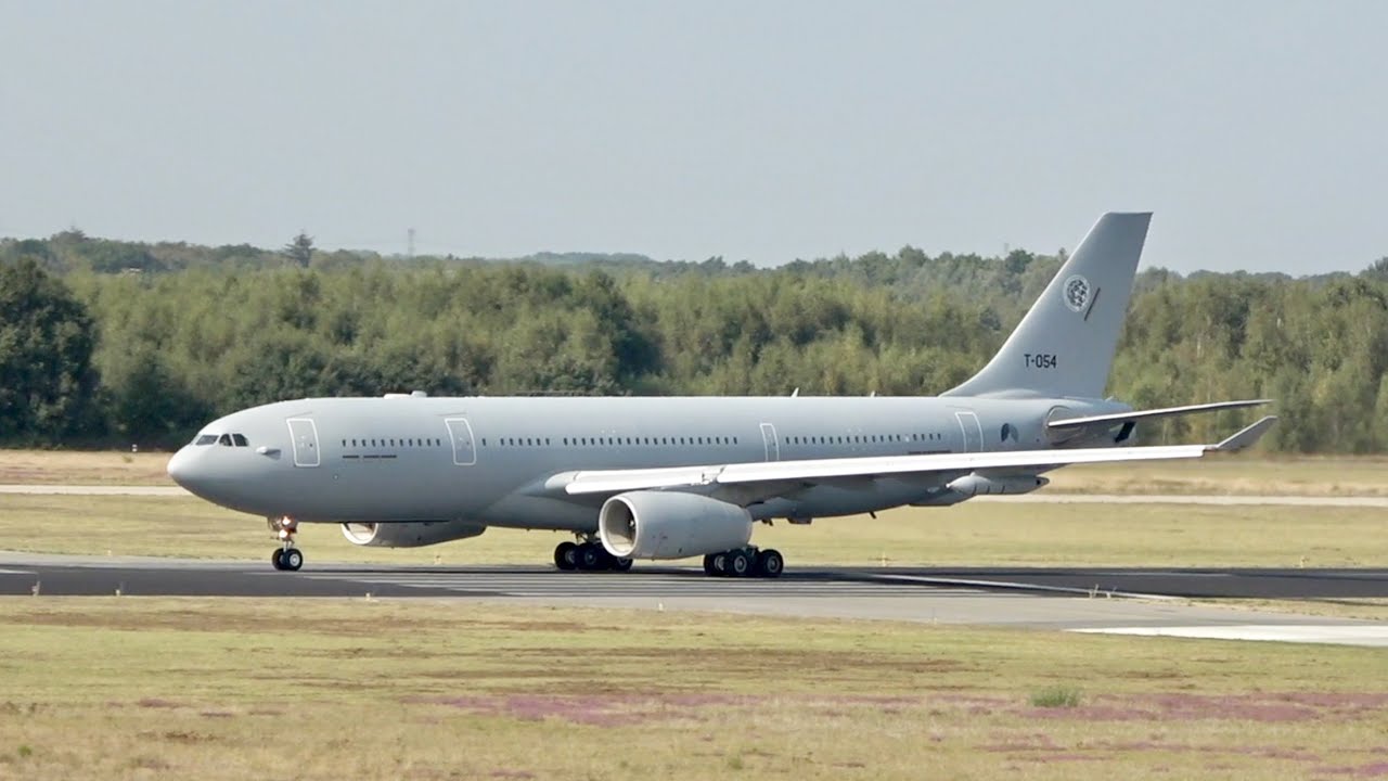 Airbus A330-243 MRTT Multinational Fleet RNLAF T-054 Departure At ...