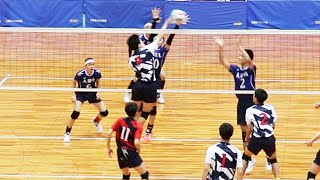 【JOCバレーボール2019】準々決勝 福井選抜vs大阪北選抜 第１セット  男子　第33回全国都道府県対抗中学バレーボール大会