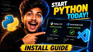 🚀 Start Python Today! | Install Python & VS Code (Beginner Guide) | python for Absolute Beginners