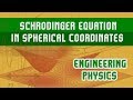 AMIE Schrodinger Equation in Spherical Coordinates | Schrodinger Equation in 3 Dimensions