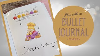 [BULLET JOURNAL] MARS 2025 THEME GOURMANDISES AVEC @scrapdidi