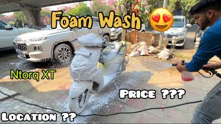 Aaj Ntorq XT Pr Foam Wash Krai 😍 | Price ?? \u0026 Location ?? Best Shop in Delhi ✌️