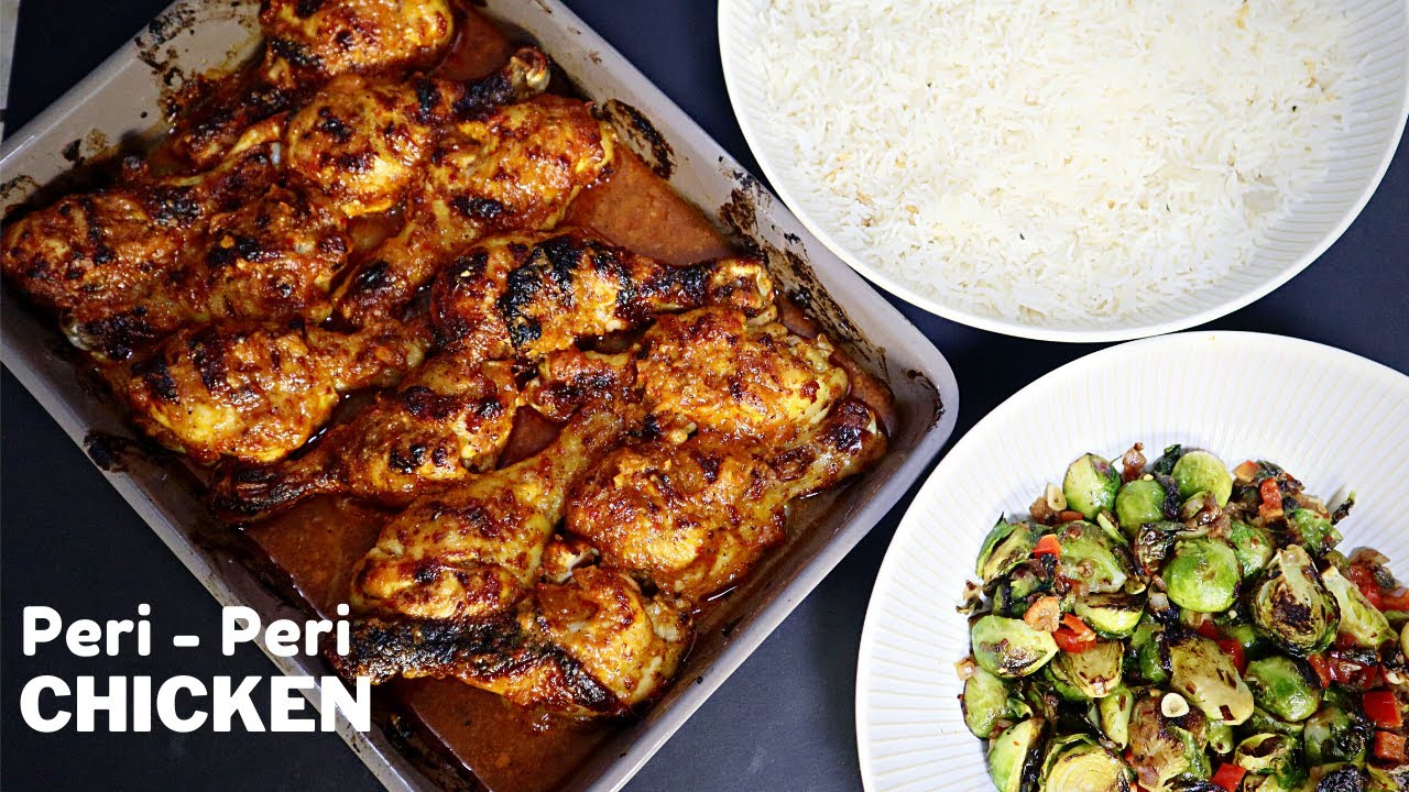 Peri Peri/Peri Piri Chicken Dinner - cook with me tasty Nando's style chicken dinner