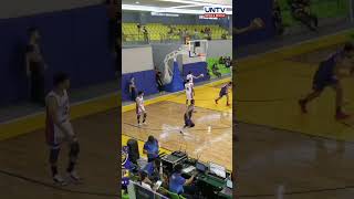 Frederick Salamat makes a follow-up 3-pointer for the Magis