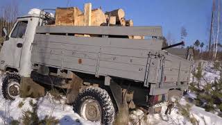 Поездка за дровами УАЗ головастик ТД27Т. / A trip for wood UAZ tadpole TD27T