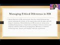 Managing Ethical Dilemmas in HR with Oluyemi Adeosun