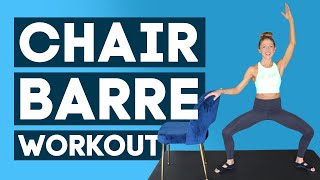 Chair Barre Low Impact Total Body Workout (BEGINNER-FRIENDLY BALLET INSPIRED!)