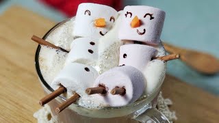 How to Make Marshmallow Snowman Hot Chocolate