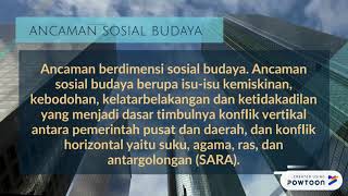 VIDEO PKN ANCAMAN SOSIAL BUDAYA