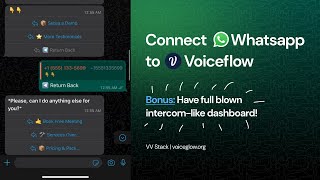 Connect Chatbot to Whatsapp + Dashboard for all the conversations! | Tixae Agents