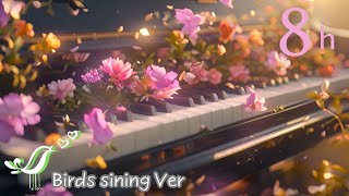 Calm Piano Music with Beautiful Spring Scene • Soothing Music for Studying, Relaxation or Sleeping