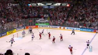 MS v hokeji 2015 Česko - Švýcarsko 2:1
