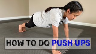 How To Do Push Ups | For Beginners | Beginner Push Ups | For Kids | AVIverse