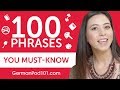 100 Phrases Every German Beginner Must-Know