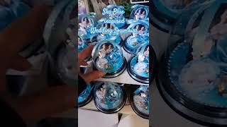 Done Skyblue Wedding souvenirs/#diy #arts #customizeddesign #diycrafts #souvenirs #skybluesouvenirs