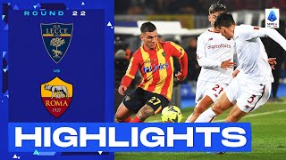 Lecce-Roma 1-1 | Lecce hold Roma to a draw: Goals & Highlights | Serie A 2022/23