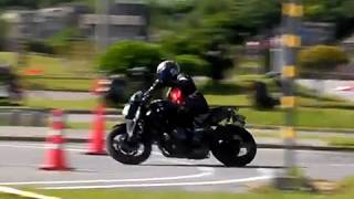 沖縄バイクジムカーナ2018 3月大会 Aクラス 1番 MT-07