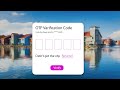 How to Build an OTP Verification Code  using HTML CSS and Javascript |   @profmuhammadshafiq5429 ​