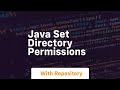 java set directory permissions
