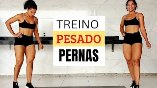 TREINO PESADO DE PERNAS - melhores exercícios para engrossar coxa rápido