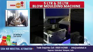 5 Ltr \u0026 20 LTR BLOW MOULDING MACHINE