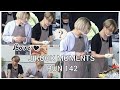 #JIKOOK Their moments in Run episode 142 Jungkook 🐰feeds Jimin 🐥but the scene is cut😭😭 #kookmin