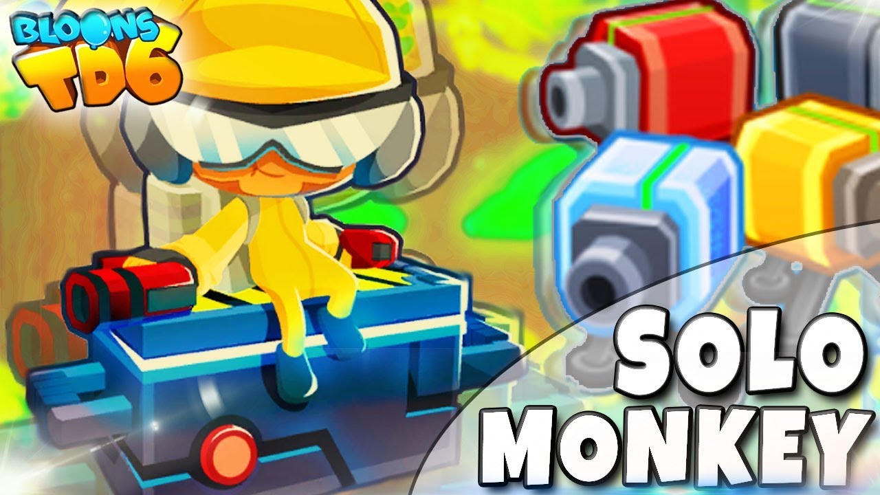 SOLO MONKEY | ENGINEER MONKEY | Bloons TD6 PL - YouTube