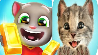 Talking Tom Gold Run vs My Little Kitten My Favorite Cat Adventures Android iOS Gameplay